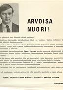 Klikkaa Paavo Väyrysen vaalimainos suuremmaksi.