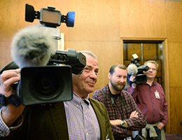 Read more about media in parliament.